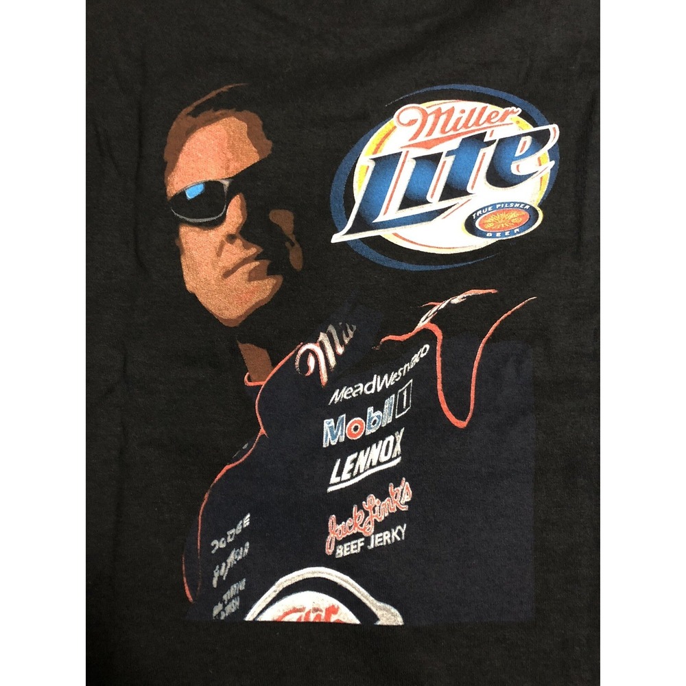 Nascar Rusty Wallace Miller Lite Shirt‎ Early 2000's XL Collectors Item - Picture 5 of 6
